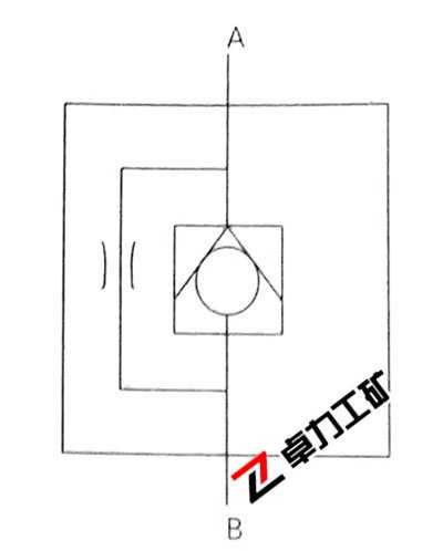 单向阻尼阀液压原理图
